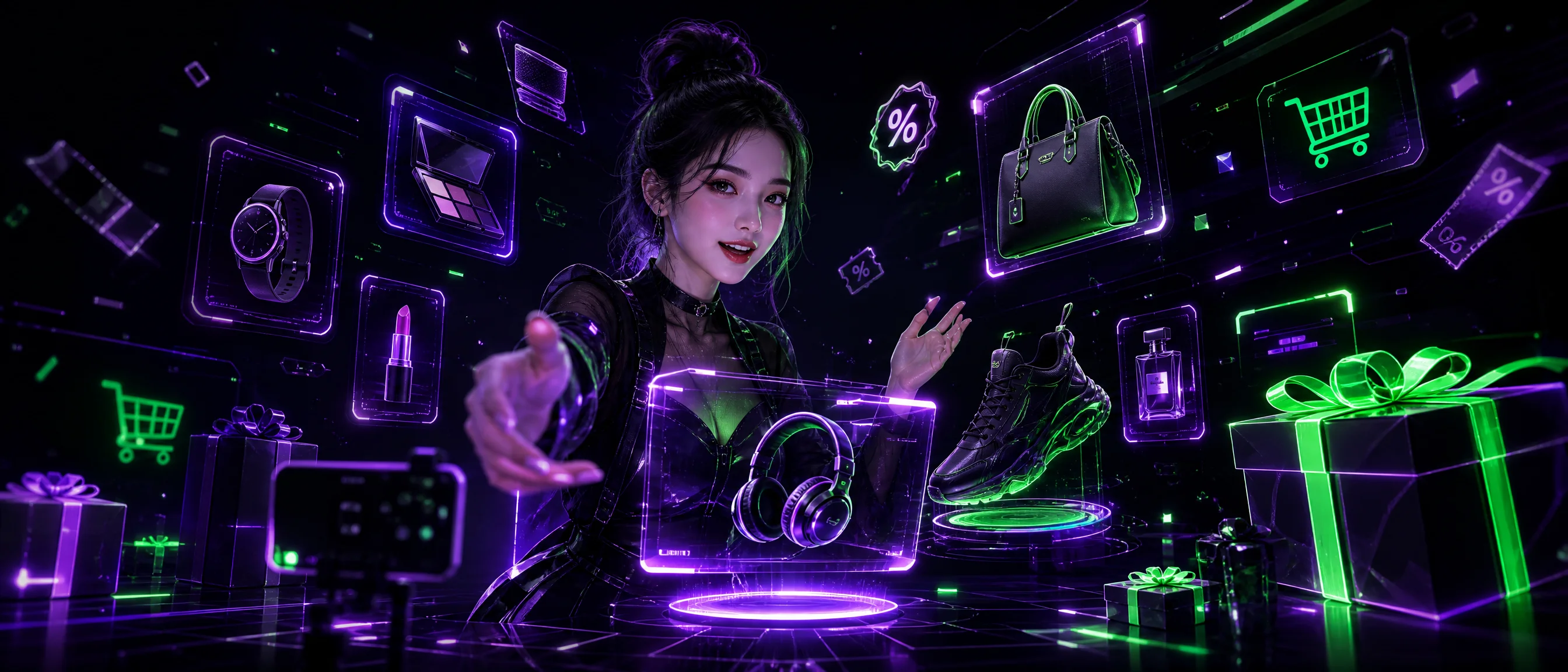 情深叉 - 边看边玩，互动不停歇狂欢购物节直播专场